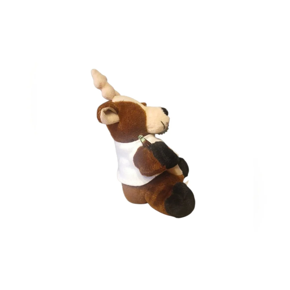 Coca-Cola Plush Reindeer with Bottle